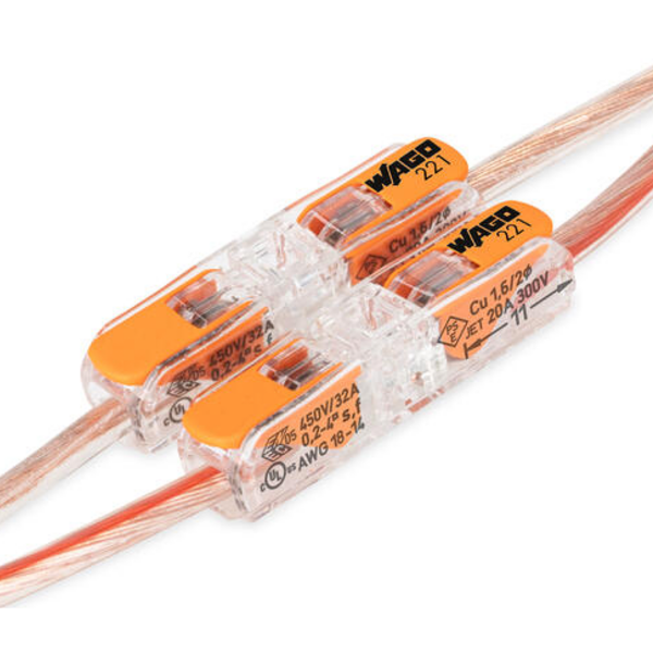 Wago Inline 221 Wire Connector - Image 3