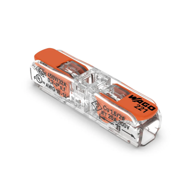 Wago Inline 221 Wire Connector - Image 2